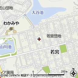 岡山県都窪郡早島町若宮5周辺の地図