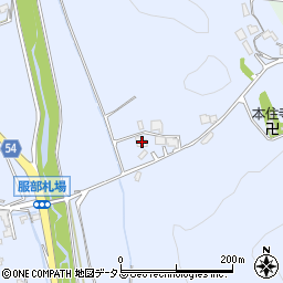 岡山県倉敷市真備町服部1691周辺の地図