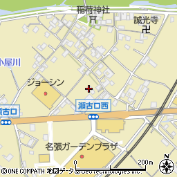 三重県名張市瀬古口323周辺の地図