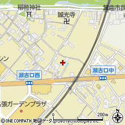 三重県名張市瀬古口374周辺の地図