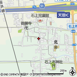 奈良県天理市石上町228周辺の地図
