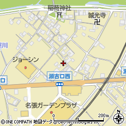 三重県名張市瀬古口324周辺の地図