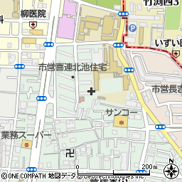 大阪府大阪市平野区喜連東1丁目周辺の地図