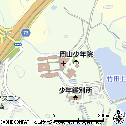 岡山少年院周辺の地図
