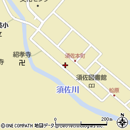 山口県萩市須佐河原丁周辺の地図