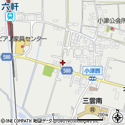 三重県松阪市小津町297周辺の地図