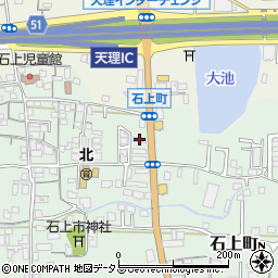 奈良県天理市石上町595-4周辺の地図