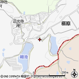 奈良県生駒郡平群町椹原319周辺の地図