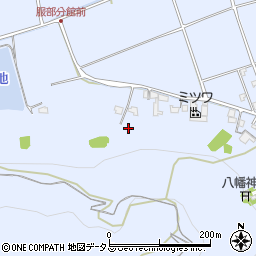 岡山県倉敷市真備町服部617-1周辺の地図