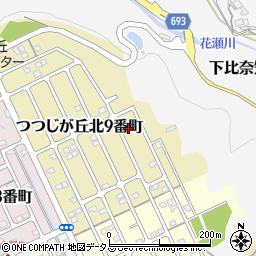 三重県名張市つつじが丘北９番町46周辺の地図