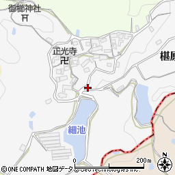 奈良県生駒郡平群町椹原335周辺の地図