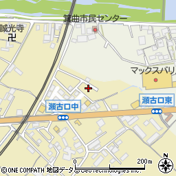 三重県名張市瀬古口485周辺の地図