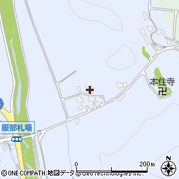 岡山県倉敷市真備町服部1703周辺の地図