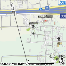 奈良県天理市石上町197周辺の地図