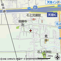 奈良県天理市石上町527周辺の地図