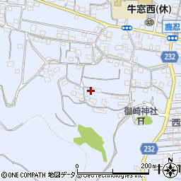 岡山県瀬戸内市牛窓町鹿忍5369-1周辺の地図