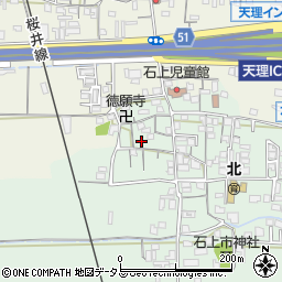 奈良県天理市石上町536周辺の地図