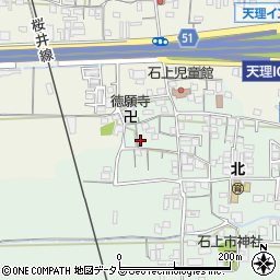 奈良県天理市石上町537周辺の地図