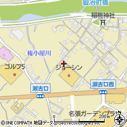 三重県名張市瀬古口231周辺の地図