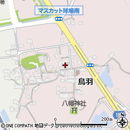 岡山県倉敷市鳥羽1032-2周辺の地図