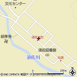 山口県萩市須佐本町中周辺の地図