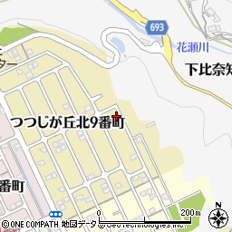 三重県名張市つつじが丘北９番町50周辺の地図