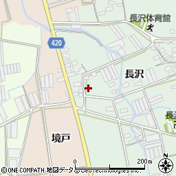 愛知県田原市長沢町長沢67周辺の地図