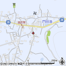 岡山県瀬戸内市牛窓町鹿忍722-1周辺の地図