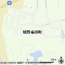 三重県松阪市嬉野八田町周辺の地図