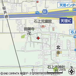 奈良県天理市石上町529周辺の地図