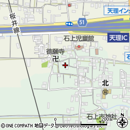 奈良県天理市石上町534-1周辺の地図
