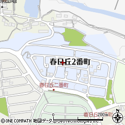 三重県名張市春日丘２番町58周辺の地図