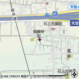 奈良県天理市石上町198周辺の地図