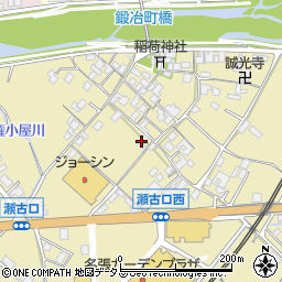 三重県名張市瀬古口253周辺の地図