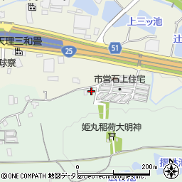 奈良県天理市石上町823周辺の地図