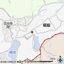 奈良県生駒郡平群町椹原651周辺の地図