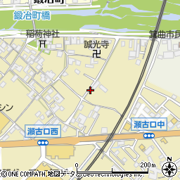 三重県名張市瀬古口404周辺の地図