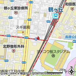 大阪府大阪市阿倍野区西田辺町2丁目7周辺の地図