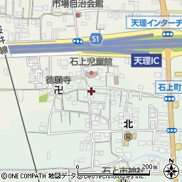奈良県天理市石上町576周辺の地図