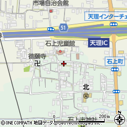 奈良県天理市石上町578周辺の地図