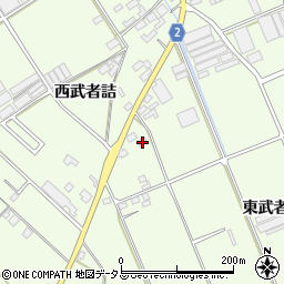 愛知県田原市保美町東武者詰104-2周辺の地図