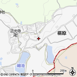 奈良県生駒郡平群町椹原535周辺の地図