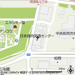 日本食肉流通センター周辺の地図