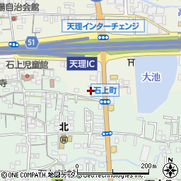 奈良県天理市櫟本町3571周辺の地図