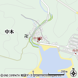 静岡県賀茂郡南伊豆町中木1257周辺の地図