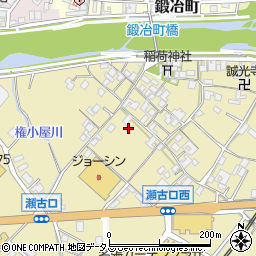三重県名張市瀬古口250周辺の地図