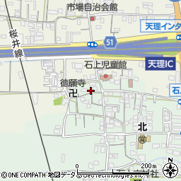 奈良県天理市石上町552周辺の地図