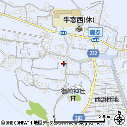 岡山県瀬戸内市牛窓町鹿忍5287-7周辺の地図