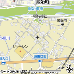 三重県名張市瀬古口254周辺の地図