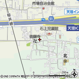 奈良県天理市石上町556周辺の地図
